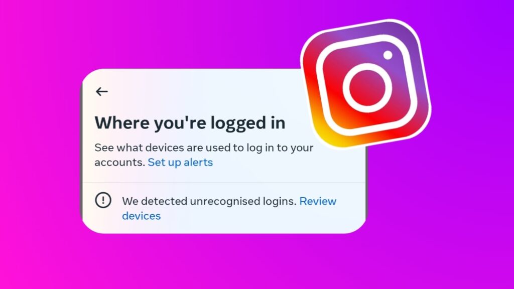 How to logout instagram from all devices from phone