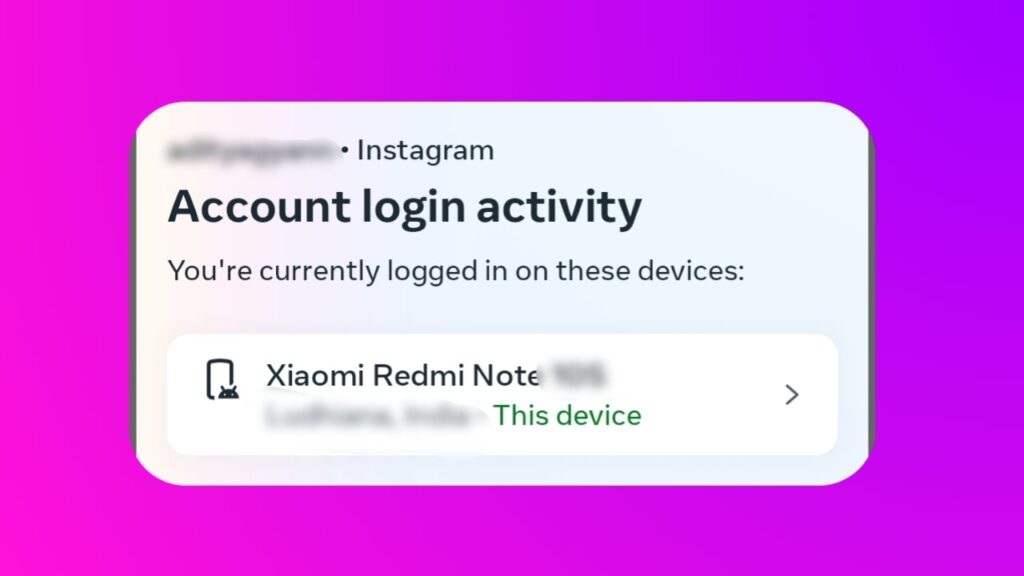 How to Find my Recent Instagram login details